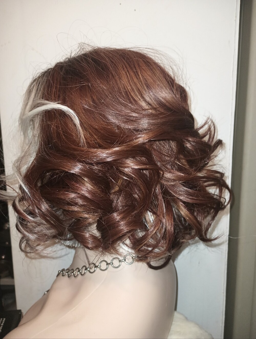 Lux Soft Wavy Short Wig in Rich Auburn